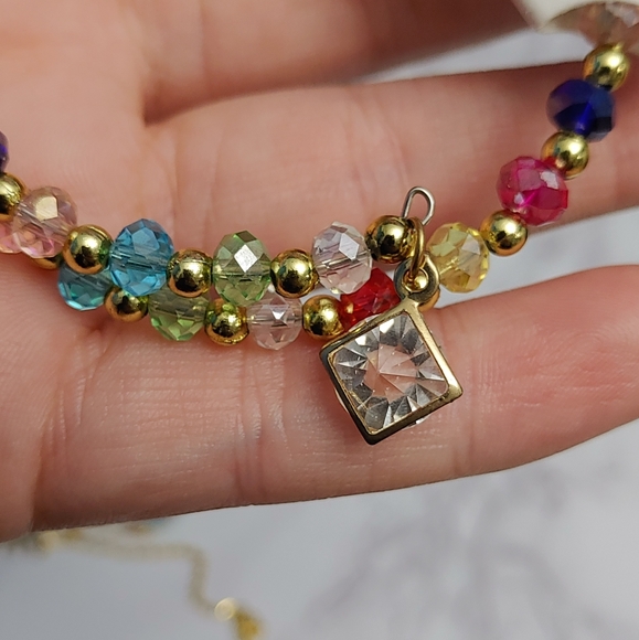 Faceted Bead Bracelet - Picture 2 of 4